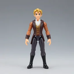 plastic action figure from the broadway musical les miserables, wide shot, studio lighting, high resolution product photography
