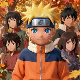 an epic chibi comic book style portrait painting of naruto, character design by mark ryden and pixar and hayao miyazaki and masashi kishimoto, unreal 5, daz, hyperrealistic, octane render, cosplay, rpg portrait, dynamic lighting, intricate detail, harvest fall vibrancy, cinematic