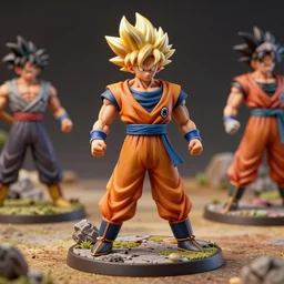 a dragon ball miniature wargame produced by games workshop trending on artstation deviantart pinterest hyper detailed photorealistic highlights and shadow hd 8 k post - processing high resolution