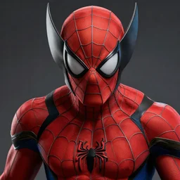 Spiderman as Wolverine,muscle extremely detailed, fantastic details full face, mouth, unmask, trending on artstation, pixiv, cgsociety, hyperdetailed Unreal Engine, optimization 4k 8k ultra HD, WLOP