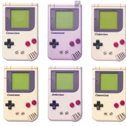 a seamless pattern of gameboys