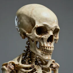 A photo of {a skull of an Alien} , professional photograph, studio lighting, highly detailed