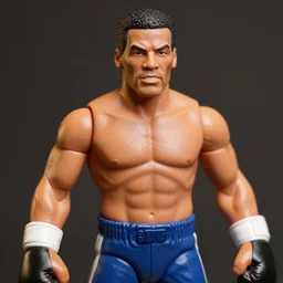 mike tyson action figure on acid, detailed facial expressions, 1 9 8 0 s aesthetic