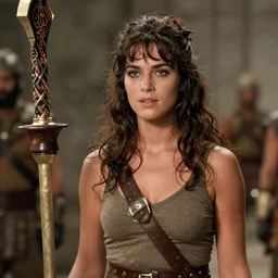 Paulette Goddard in Conan The Barbarian 1982 , film still, Technicolor