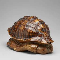 sculpture with blastoise, western european, 1 5 0 0's, artist unknown, painted linden and willow wood. swiss national museum, zurich