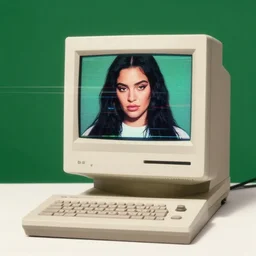 charli xcx, dithering, scanlines, macintosh plus