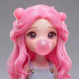 cute pink bubblegum slime girl, Mark Edward Fischbach, intricate, highly detailed, digital painting, artstation, concept art, smooth, sharp focus, illustration, Unreal Engine 5, 8K, art by artgerm and greg rutkowski and alphonse mucha
