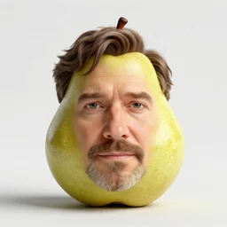 gary oldman's face on a pear, digital art, octane render, 4 k, 8 k, 3 2 k uhd
