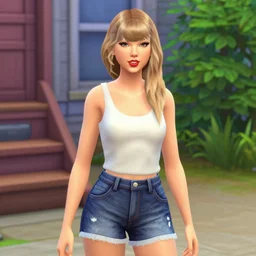 taylor swift in the sims 4