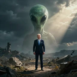 joe biden getting abducted by aliens