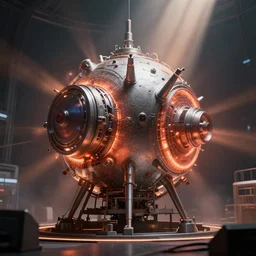 hadron antimatter vacuum reactor. photorealistic. 4 k. god rays. highly detailed. vray rendering. unreal engine