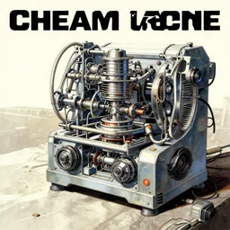 album cover of chemist machine by akihiko yoshida