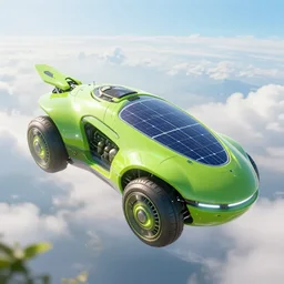 solarpunk hovercar, clean energy, green technology, batoidea shape, flying, sunny day, futurism, intricate, engines, glow, highly detailed, peaceful, utopia, bright, digital painting, artstation, concept art, smooth, sharp focus, epic landscape, art by akihiko yoshida and tim mcburnie and anato finnstark