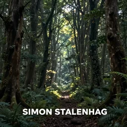 An enchanted forest, by simon stalenhag