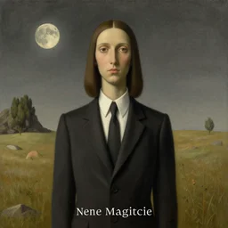 surrealist painting by rene magritte, album cover, high detail, high resolution