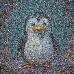 anthropomorphic Penguin (Five Nights at Freddy's) in Gears of War cover art, ultra wide lens shot , tiny, small, short, cute and adorable, pretty, beautiful, DnD character art portrait, matte fantasy painting, eerie, DeviantArt Artstation, by Jason Felix by Steve Argyle by Tyler Jacobson by Peter Mohrbacher, cinematic lighting