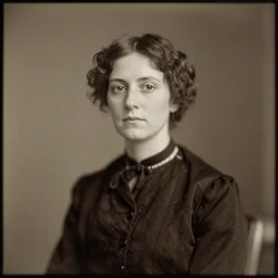 a vintage photograph of Julia Ann by Julia Margaret Cameron, portrait, 40mm lens, shallow depth of field, split lighting