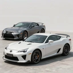photography, dtm e 3 6 coupe, lexus lfa, realistic, 4 k, sharp, detailed