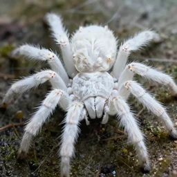 high quality macro photo fluffy white spiders! gorgeous highly detailed hannah yata elson peter cinematic lighting high quality low angle hd 8k sharp shallow depth of field
