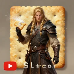 salty cracker from youtube portrait as a dnd character fantasy art.