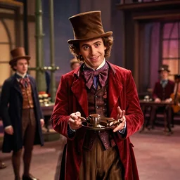 a film still from willy wonka and the chocolate factory ( 1 9 7 1 )