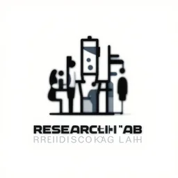 logo for a research lab that studies distraction, tatsuro kiuchi, victo ngai, kilian eng, hiroshi nagai, minimalist, vector art, [ [ award winning ] ]