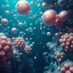 deep sea bubbles creation by beeple artgerm, gonsalves, amanda sage, bauhaus, pennington, bernardi, kinkade, elson, mcquarrie, lacoste, rhads, syd mead, masson, frank stella, zeitguist, reinaldo, pedro conti, dalmiro buigues, de souza, rutkowski 3 d artist, cgi