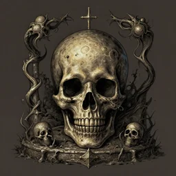 magic item, illustration of random, osr dungeon, tomb of horror, illustration, high detail, high resolution