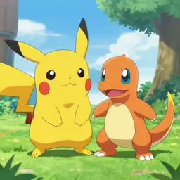 a cross between pikachu, and charmander