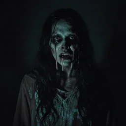 a horrifying and traumatizing monster, analogue horror, film, found footage