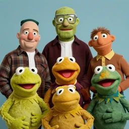 Breaking Bad cast as muppets