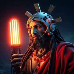 jesus cyborg by artstation, deviantart, artfol, artslant artbox, cgsociety, gfxartist, artful, zatista, artpal, instagram, blendernation, frank stella, beeple, giger, kopera, zawadzki, synth - wave, hyperrealism, futurism 4 k, octane render