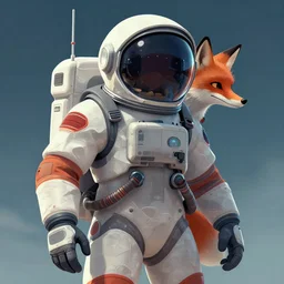 👨‍🚀🦊, digital Art, Greg rutkowski, Trending artstation,cinematographic