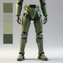 giorgio morandi color scheme. hi - tech uniform. military leg mechanical exoskeleton!! laser tape, science fiction style. a high set geometric tailoring clothes. matte painting. full body!! 3 d concept art. marvelous designer clothing. octane render. hyper detailed, character concept, intricate, elegan, smooth, sharp focus