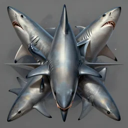 cone shark cone shark cone shark cone shark - ron cheng & alphonse mucha, highly detailed, digital painting, ray tracing, concept art, illustration, smooth sharp focus, intricate, symmetry, artstation,