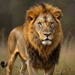 a king lion, realistic painting, ultra detailed, cinematic, dynamic light