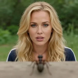 Pamela Anderson viewed from an ants perspective