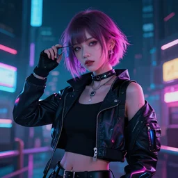 cyberpunk girl