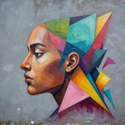 Kali profile picture by Sachin Teng, asymmetrical, Organic Painting , Matte Painting,  geometric shapes, hard edges, graffiti, street art:2 by Sachin Teng:4