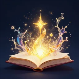 splashart of a magical book