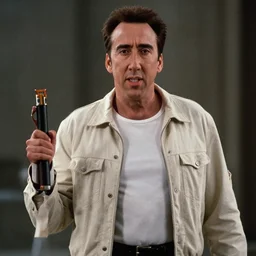 Still of Nicolas Cage in the movie ''Kung Pow'' (1991)