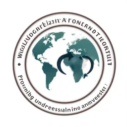 ngo logo for world organization promoting understanding and gestalt, designed by corporate idealist of peace by the kagan family institute