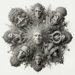bursting with imagination, by benoit mandelbrot, kilian eng, don maitz, tim white and craola : : highly intricate, sophisticated and complex digital painting, concept art, hyperrealism, cinema 4 d, 8 k resolution, 6 4 megapixels, cgsociety, zbrush central, behance hd, hypermaximalist, a masterpiece, parallax, geometric cel - shaded