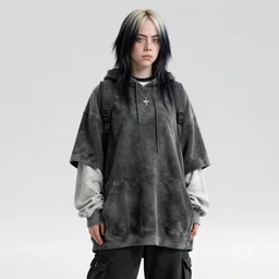 vitalik buterin dressed as billie ellish, octane render