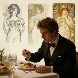han solo eating dinner, character sheet, character design, contrast, deep focus, turnaround, highly detailed, dramatic lighting, digital painting, artstation, concept art, matte, sharp focus, illustration, elegant, art by artgerm and greg f and alphonse mucha.