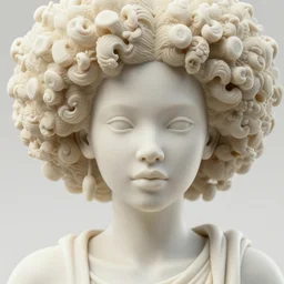 intricate hyper detailed ultra sharp focus front shot 3 d render of a beautiful porcelain ivory afro woman, close - up, f 2. 8 1 5 0 mm bright light, sharp focus, elegant bionic cyberpunk red mechanical haute couture fractal mushroom corals, white mycelum and fungi head ornaments, alexandre ferra, octane render, volumetric cinematic lighting, 8 k,