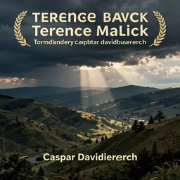 Concept Art of cinematography of Terrence Malick film by Caspar David Friedrich