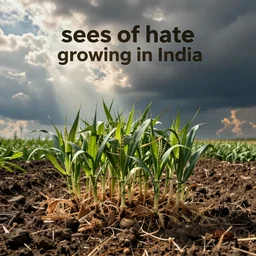 seeds of hate growing in india, concept art