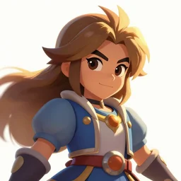 brawl stars character, digital painting in the style of studio ghibli, hayao miyazaki and akihiko yoshida, beautiful, detailed, complex build