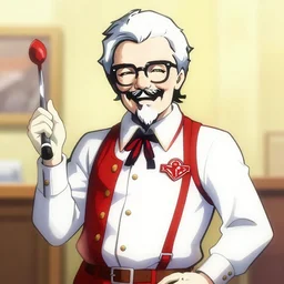 colonel sanders in doki doki literature club